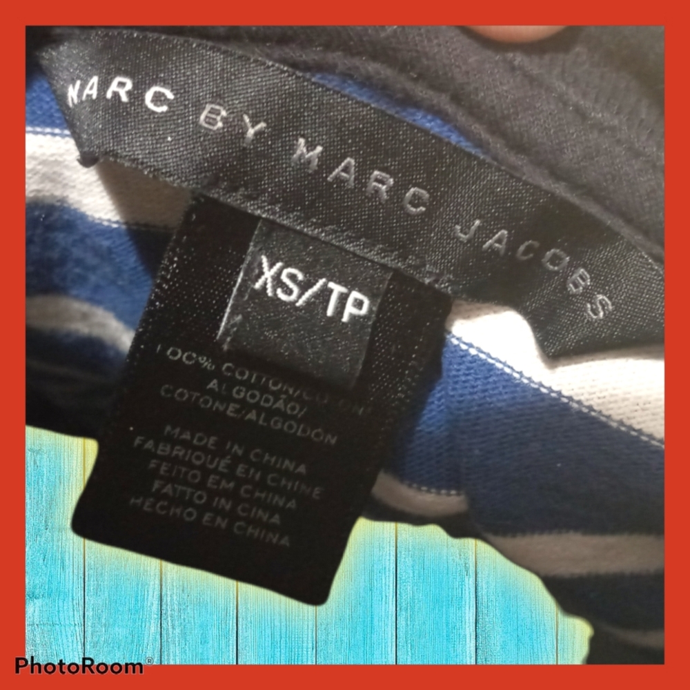 Marc by Marc Jacobs blue and striped w/color block